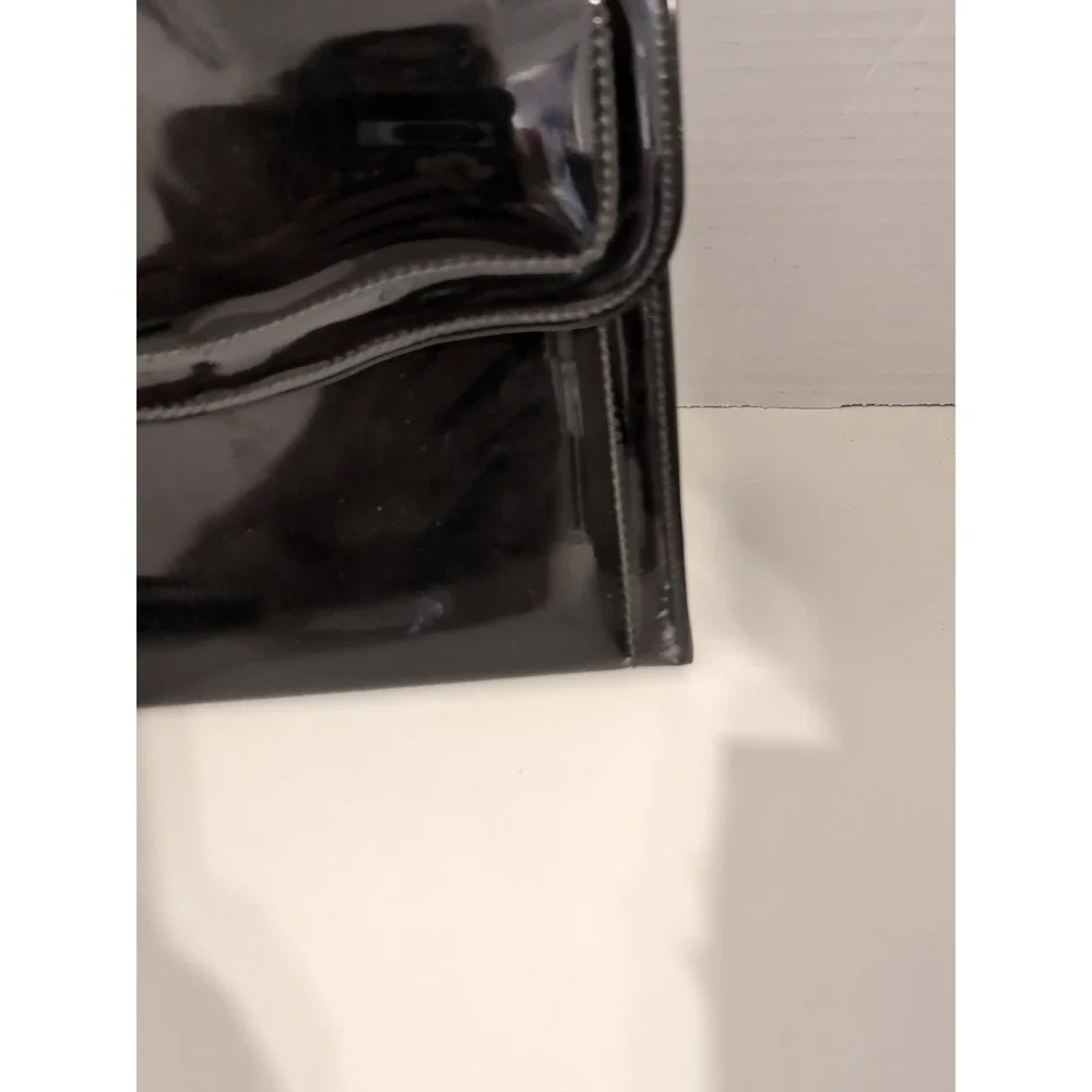 Vintage Theodor of California Black Patent‎ Leather Handbag